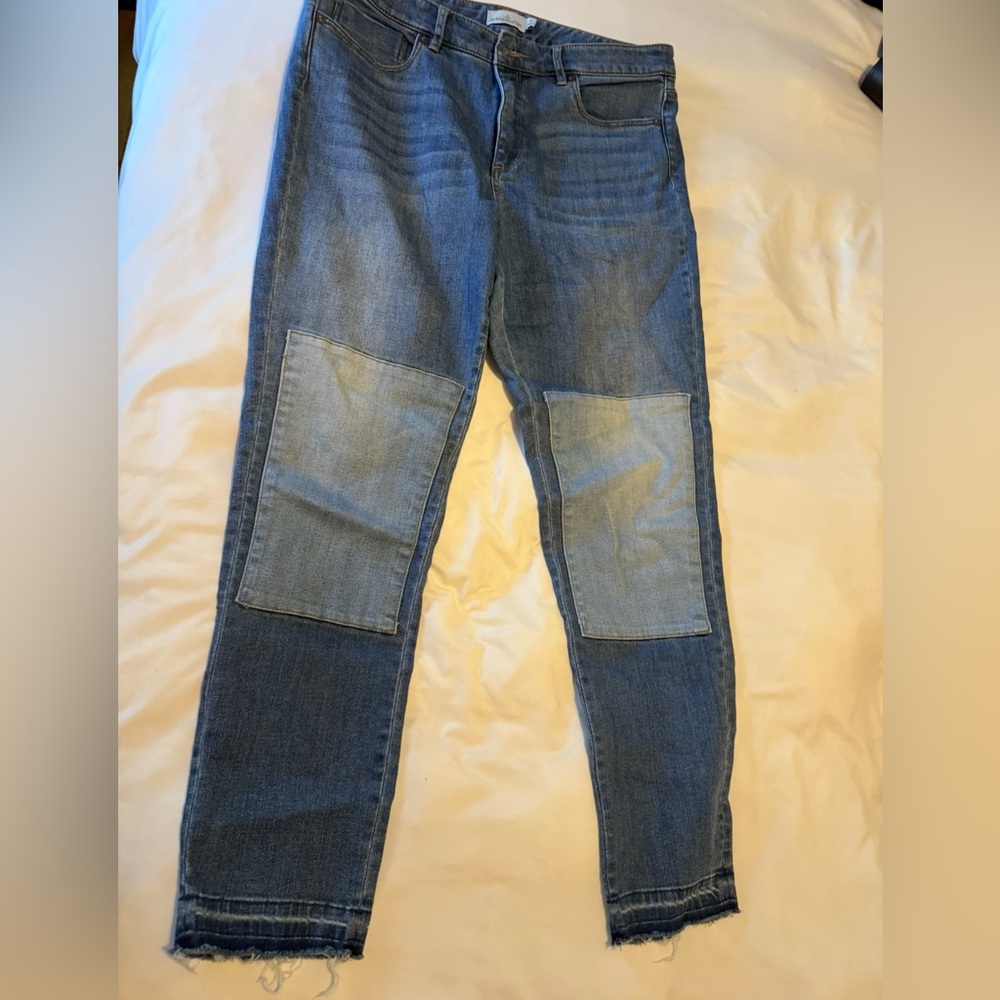 L.L.Bean Signature two tone jeans - size 14
